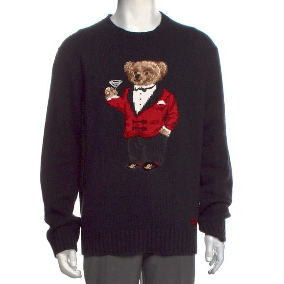 Ralph Lauren Other - NEW RALPH LAUREN Bear Sweater with Martini Glass. XXL. Brand New with tags.